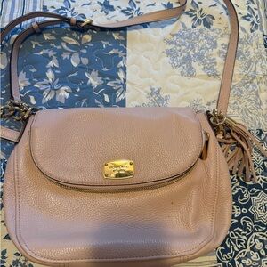 Michael Kors Blush Leather Crossbody Bag